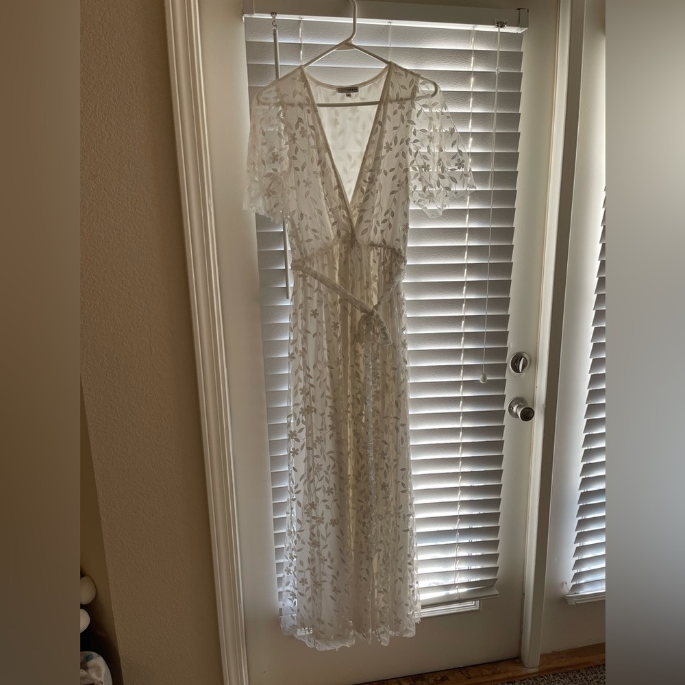 Baltic Born Marseille Embossed Maxi Dress